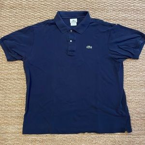 Classic Lacoste Polo. Navy Blue, size 6 (M)